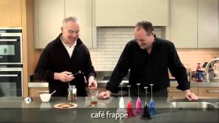 How to make a frappé coffee using an aerolatte milk frother [upl. by Okun]