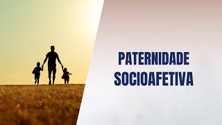 Paternidade socioafetiva [upl. by Wojcik935]