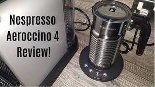 Nespresso Aeroccino 4 Milk Frother Review  Worth upgrading from the Aeroccino 3 [upl. by Yankee]