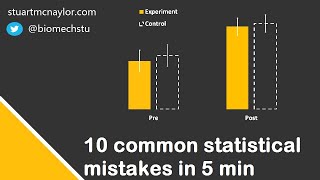 Ten Statistical Mistakes in 5 Min [upl. by Ruddy]