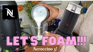 How To Foam Milk With Aeroccino 3 Make Coffee With Foam Tips amp Tricks  Easy Foamed Latte Recipe [upl. by Pigeon]