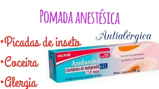 Resenha PomadaAndantol Gel [upl. by Brietta628]