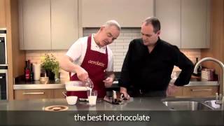 How to make a hot chocolate using an aerolatte milk frother [upl. by Aerdnahc710]