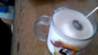 Aerolatte Review Frothing Cold Milk In Under 1 Minute [upl. by Ynaffit]